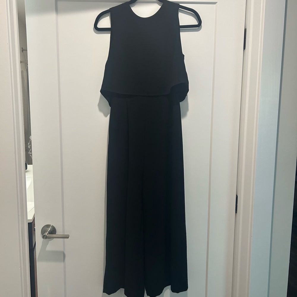Lulus Open Back Black Jumpsuit